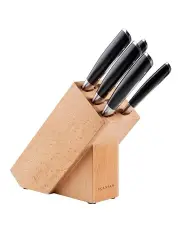 [Scanpan] Classic Knife Block Set 6 Piece in Light Brown
