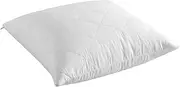 Dreamaker Delux Microfibre Fill Antibacterial Odour Control Cotton Quilted Pillow Case Cover Protector Purafresh Treated Anti-Microbial Anti-dustmite Protection Machine Washable - Euro (65x65cm)