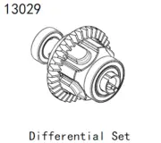 1/10 4Wd Rock Crawler 1001 Land Cruiser Part 13029 Diff Gear