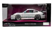 Jada Toys 2024 "Pink Slips" White Porsche 911 GT3 RS (996) 1:24 Scale