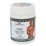 Healthwise GABA Gamma Amino Butyric Acid Supplemental Food Pure Powder 150 gm