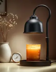 Electric Candle Warmer Lamp with Timer, Dimmable Candle Warmer, Adjustable Ca...