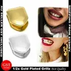 Cool Gold Silver Plated Single Tooth Grillz Teeth Cap Brace Grill Hip Hop Party
