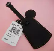 Coach Disney X Mickey Mouse Ears Leather Luggage Tag NWT