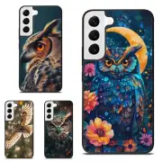 Plastic TPU Case lonely vibrant owl night For Samsung S7 S8 S9 S10 S20 Plus Lite