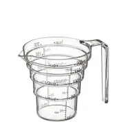 Yamazaki gradually measuring cup layer 200ML clear 2546