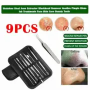 Blackhead Removal Tool Acne Tweezers Pore Cleaner Acne Blemish Extractor Kit