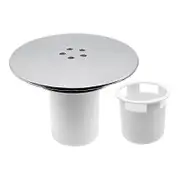 Shower Trap Cover, Shower Plug Hole Cover 90Mm/115Mm Plug Drain Replacement Hole Chrome Plated as shown