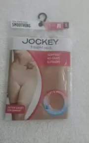 Jockey Essentials Seamfree No-Chafe Slipshort Women's Size Small Smoothing Soft