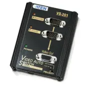 Monitor Selector Switch ATEN VS-201 2 PC to 1 display