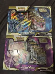 Pokemon Origin Forme Dialga Palkia VSTAR Premium Collection Box - 2 Boxes NEW