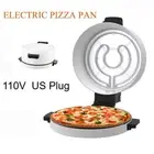 110V Electric Pizza Maker Cooker Benchtop Non-Stick Pizza Oven Flat Grill Cook
