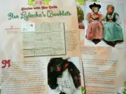 4p History Article & Pics - VTG Ilse Ludecke German Cloth Doll Booklets