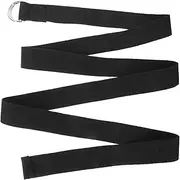 Toddmomy 5pcs Non Elastic Yoga Belt Strap Ring Lightweight Exercise Supply for Home Workouts and Fitness Training