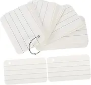 Angoily 1Set Blank Vocabulary Cards Portable Memory Flashcards for Creative Learning Easy to Carry Store for DIY Word Cards Note Taking Daily Planning
