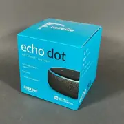 Amazon Echo Dot 3rd Generation Black Far Field Voice Control Smart Speaker