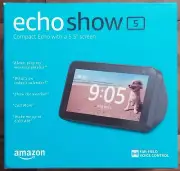 Amazon Echo Show 5 Compact Echo with 5.5" screen~Charcoal~ new in unopened box