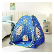 “NEW” Cocomelon 3pc Tent Set with Pillow and Flashlight, Blue, Unisex, Toddler