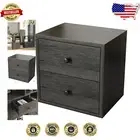 Classic Stackable Cube Organizer for Books, Clothes, Toys - French Oak Finish