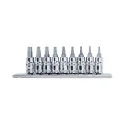 SP Tools 9Pcs 1/4" Drive Socket Rail Set - Torx Long 37mm Chrome Vanadium Steel