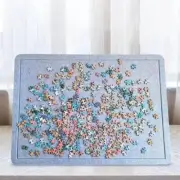 Jigsaw Felt Puzzle Board Storage Foldable Mat Blanket 1000Pieces Kids Fun Game