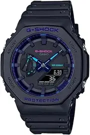 [G-SHOCK] Men's Ga2100 Virtual Blue Series Watch Lace Glass Blue