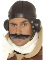Flying Hat 1940's Wartime Pilot WW2 Halloween Fancy Dress Costume Accessory
