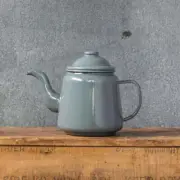 Falcon enamel teapot 900ml, grey