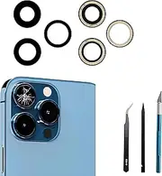 Dakexiong Rear Camera Glass Lens Replacement for iPhone 13 Pro/iPhone 13 Pro Max, for iPhone 13Pro / iPhone 13 Pro Max Back Camera Glass Lens Replacement, with Repair Tool Kit