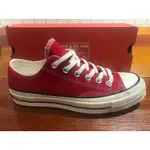 CONVERSE CHUCK '70 1970 女 復古 三星標 低筒 紅 164949C