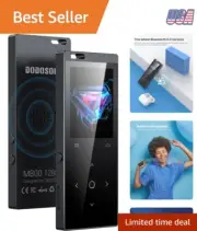 128GB MP3 Player Bluetooth FM Radio Voice Recorder Sport Music Player