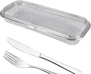 Utensil Basket - Utensil Holder | Storage Baskets | Multifunctional Dishwasher Silverware Basket Organizer Drawers for Utensils Silverware Cutlery Cutlery Storage Organizer Basket Crock Caddy