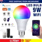 E27 WiFi Smart LED Light Bulb RGB Globe Color Lamp 9W For Alexa Google Home AU