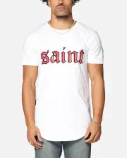 [SAINT MORTA] Saint Morta Cambronne El Duplo Ss Tee White/red - Size L L White/Red