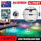 1-4X Floating Solar LED Disco Light Glow Show Pond Swimming Pool Party Spa Light
