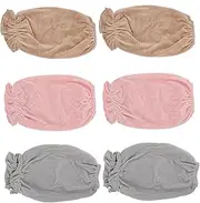 [WOONEKY] Warm Arm Sleeves for Women 3 Pack Plush Wrist Warmers Arm Sleeves Anti-fouling Design