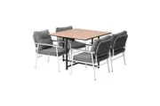 Livsip 5PCS Outdoor Dining Set Table and Chairs
