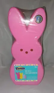 PEEPS Easter Bunny Set of 4 Nesting Egg Containers 12" marshmallow CUTE NEW