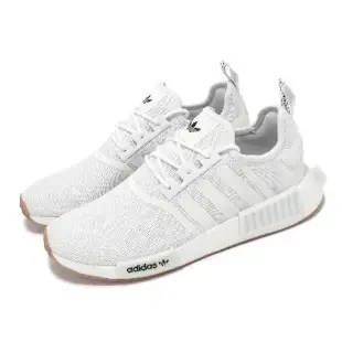 adidas 休閒鞋 NMD_R1 男鞋 女鞋 白 Boost 緩衝 網布 襪套式 情侶鞋 愛迪達 GZ9260