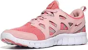 [Nike] Kids Boy's Free Run 2 (Big Kid) Pink Salt/White/Pink Glaze/Light Violet Ore 6 Big Kid M