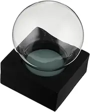 Vintage Glass Snow Globe Kit Tabletop Display Snow Globes Decor with Photo Insert Educational Engaging Craft Supplies Present for All Occasions