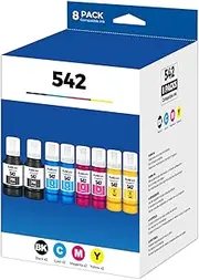 542 ink refill bottles ET-5150 ET-5850 ET-16650 ET-5170 Ink Refill ink 542 8 pack ink 542 compatible for ET5150 ET5850 ET 5150 ET 5850 ET 5170 ET-5800 ET-16600 ET-5180 ST-C8000 ST-C8000 ST-C5000