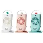 Mini Portable Cooling Fan USB battery Rechargeable Desk Handheld Electric Fan