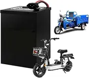 72V 16Ah 18Ah 20Ah 25Ah 30Ah LiFePO4 Battery Deep Cycle Lithium Iron Phosphate Rechargeable Battery High Performance for Golf Cart EV RV Solar Energy Storage Battery,72v,20Ah