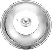 LIFKOME Multi-functional Pot Lid 36cm Stainless Steel Pan Cover Frying Pan Saucepan Pot Protector Dishwasher Safe