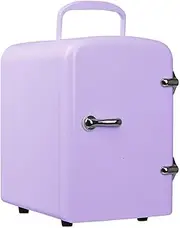 [UNYQBFKM] Mini Skincare Fridge, Makeup Fridges for Skincare 4 L/6 Can, Small Cosmetic Beauty Refrigerator 220V Personal Thermoelectric Cooler/Warmer for Skincare, Beverage, Food, Home, Car,G