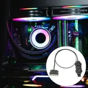 5V 3Pin to ARGB Desktop Computer Controllers Fan LED Lighting Water Cooling