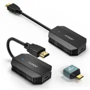 5G HDMI Wireless Extender Video Transmitter & Receiver Kit TV Stick Share 50M