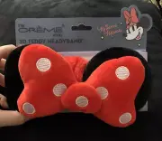 NEW The Creme Shop x Minnie Mouse 3D Teddy Spa Headband with red/white bow