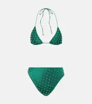 [Oseree] Oséree Gem embellished bikini AU 12 green